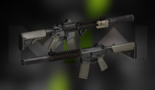 Insurgency: Sandstorm MK18 CQBR on MW22 Anims
