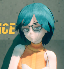 P with glasses