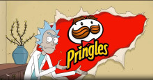 Preview of Rick and Morty, Pringles ad