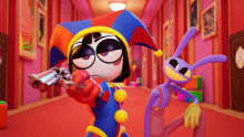 Preview of Pomni and Jax They all get guns (DUB)