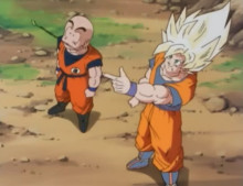 Preview of Goku Gives Cell a Senzu Bean (Dragon Ball Z)
