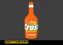 crush orange bottle