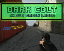 Dark Colt M1911 Green Laser