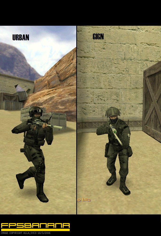 Black Ct Player Model Pack [Counter-Strike: Condition Zero] [Mods]