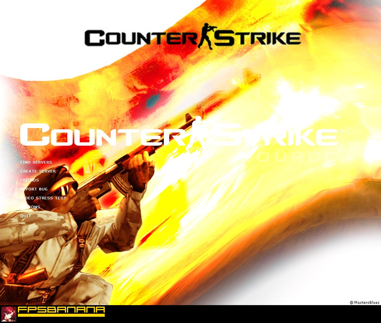 Fiery Startup Screen Mod for Counter-Strike: Source | CS:S Mods