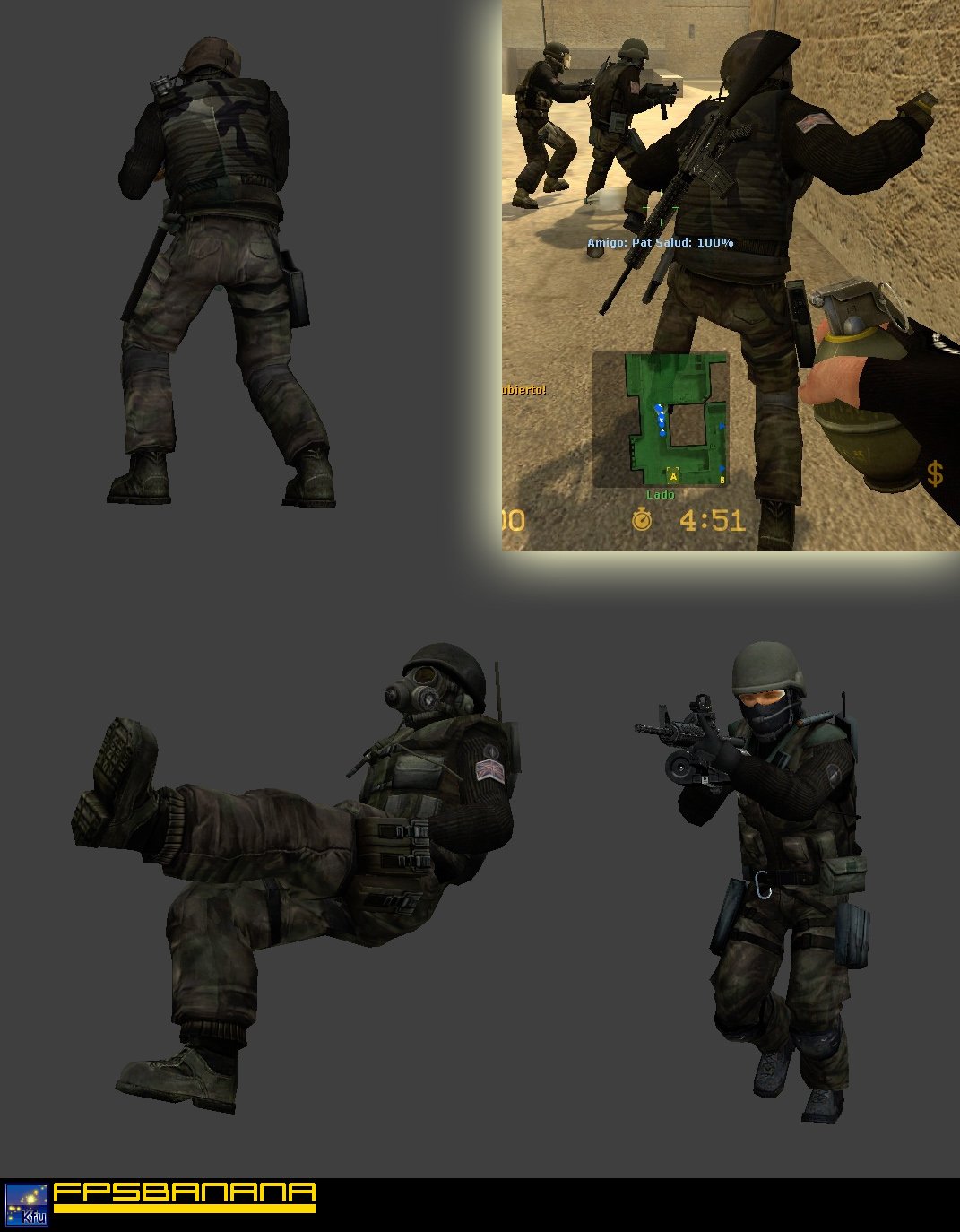 Kfu S Cod Woodland Sas Counter Strike Source Mods