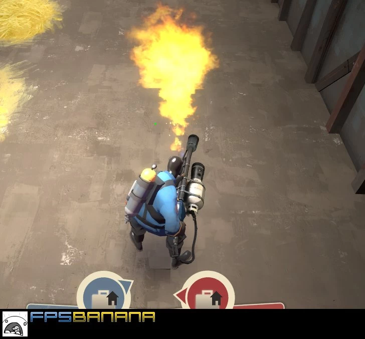 Realistic Team-Colored Fire