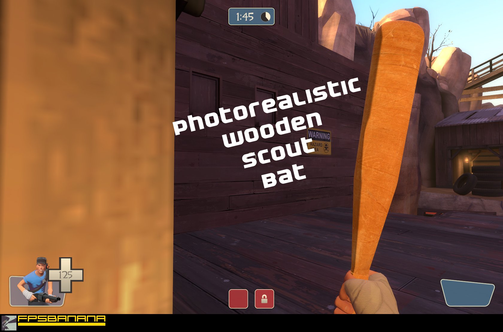Real Wooden Bat