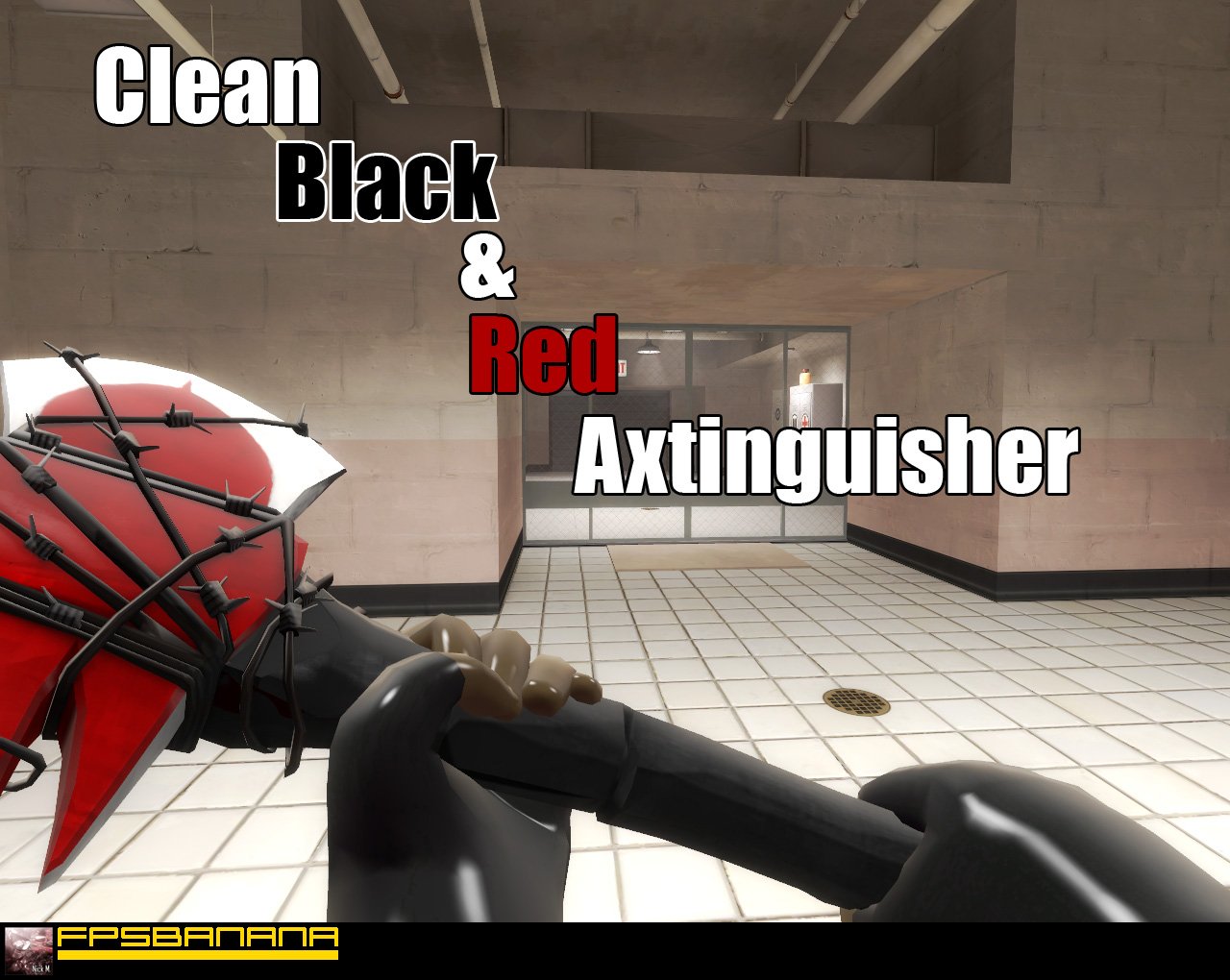 Clean Black&Red Axtinguisher