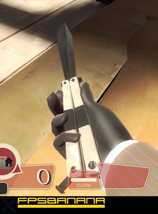 Paavy's White Handled Black Blade