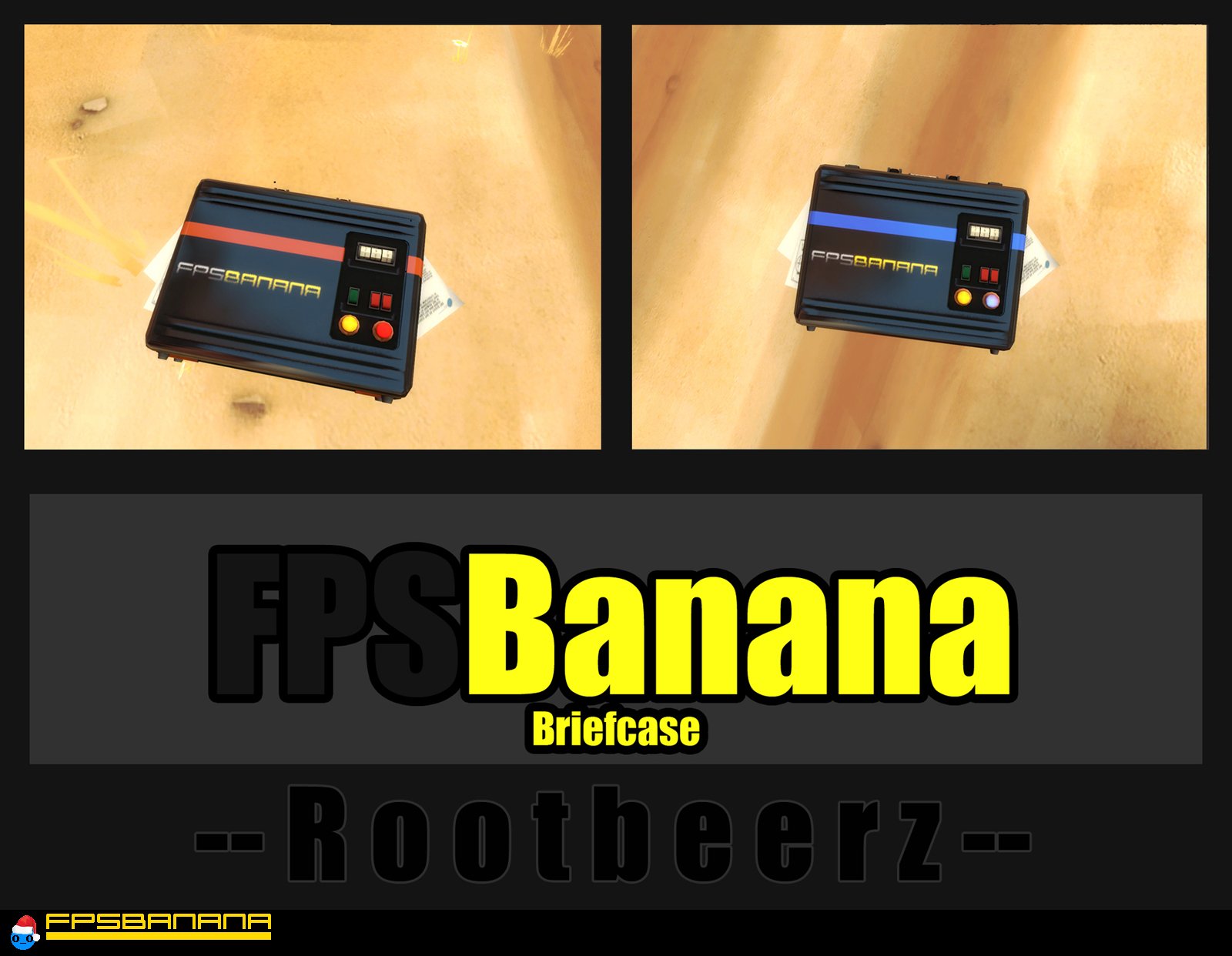 FPSBanana Breifcase - Red/Blue