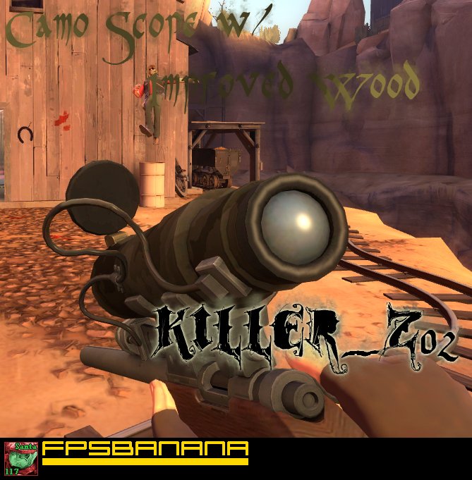 Camo Scoped Sniper w/ improved
