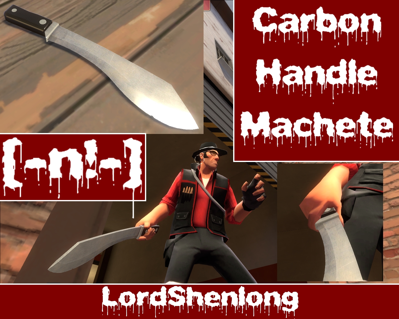 Carbon Handle Machete