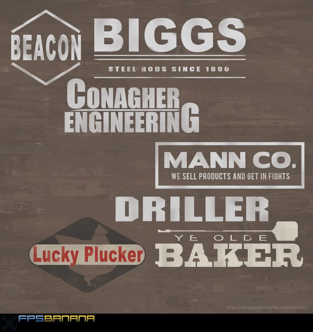 Painted Signs Pack #1
