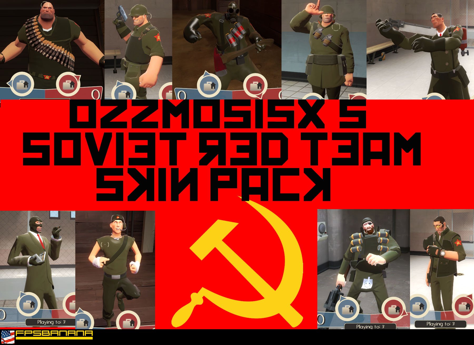 OzzmosisX's Soviet Red team