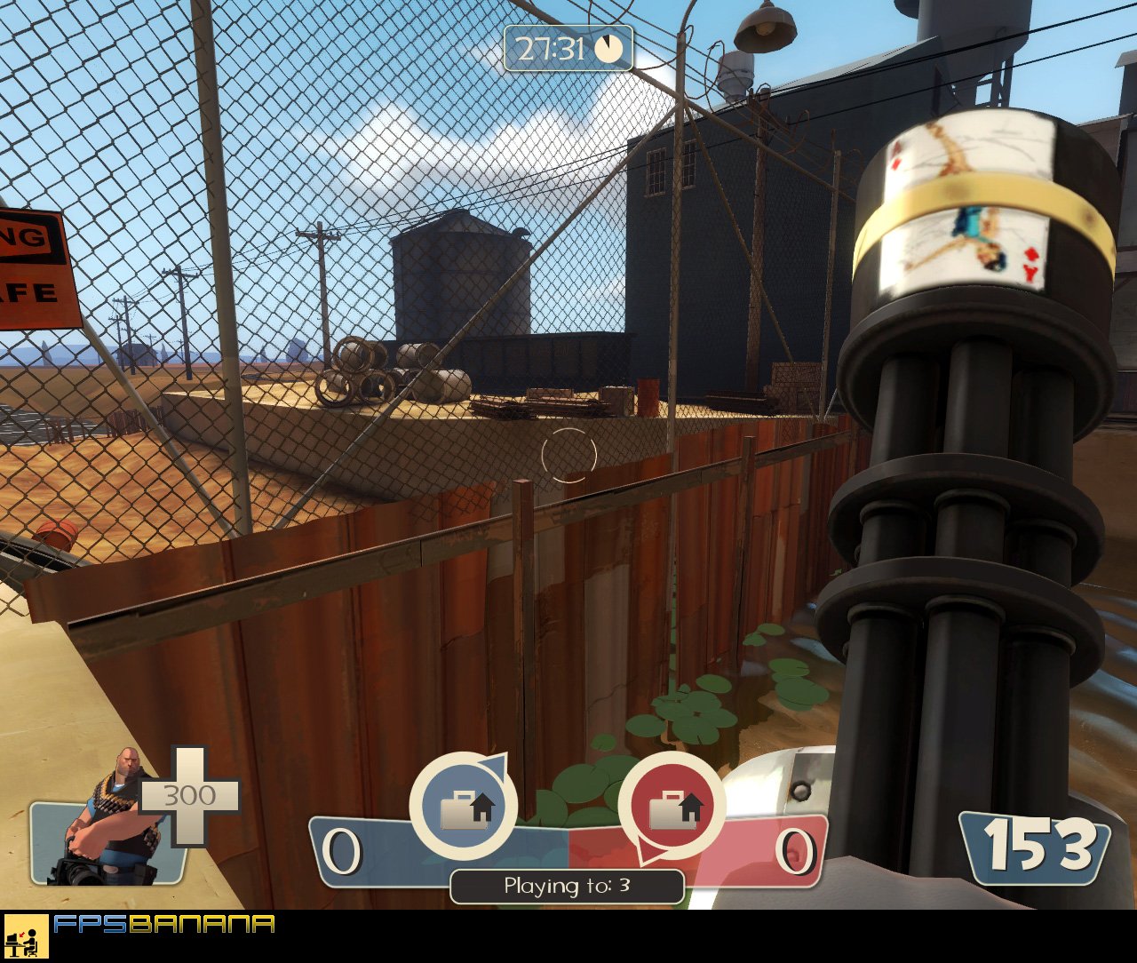 Pinup card_minigun