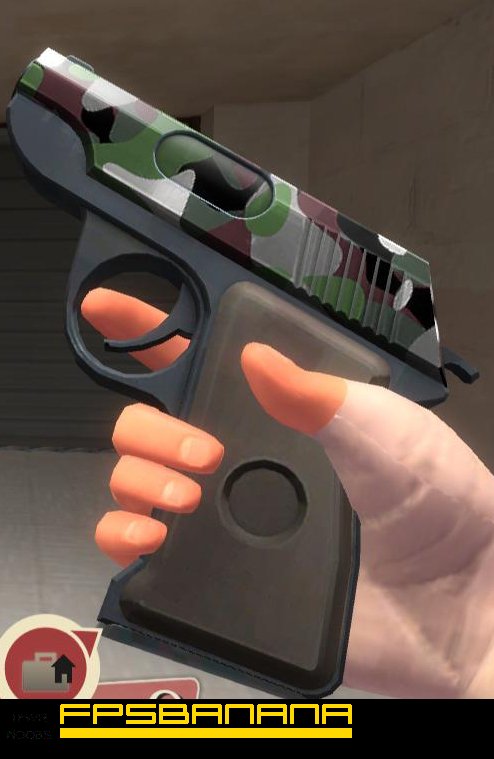 Camouflaged Pistol