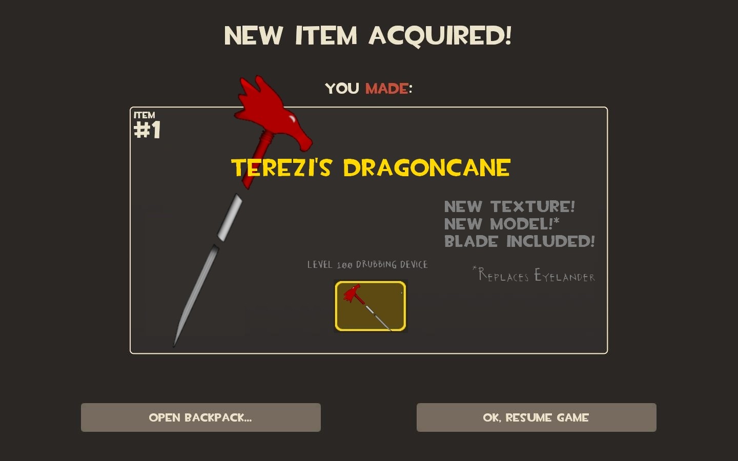 Terezi's Dragoncane (Redux)