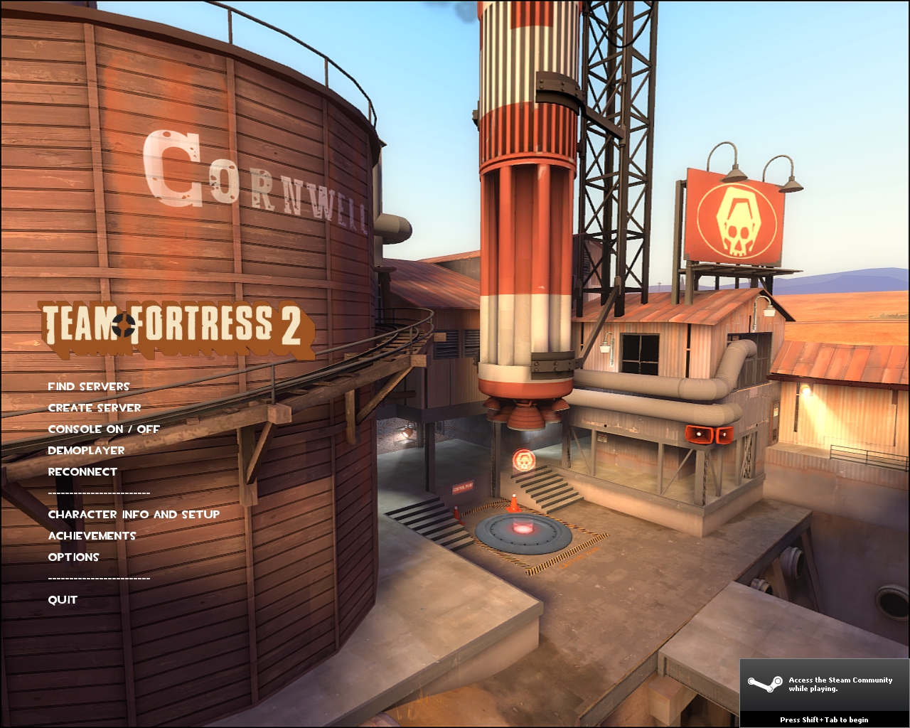 Dustbowl CP3 Menu Widescreen