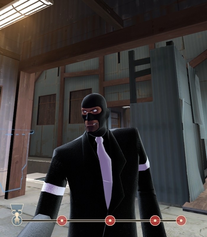 Hi Res Black Suit Spy V2 [Team Fortress 2] [Mods]