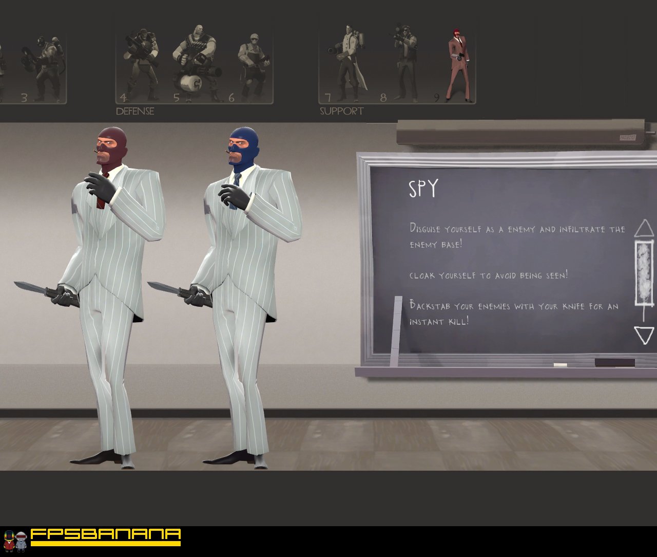 White Pinstripe Suit Team Fortress 2 Mods - roblox striped suit