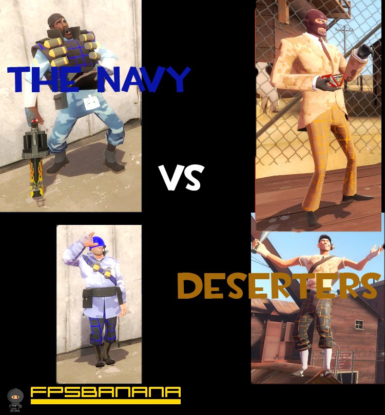 The navy vs Deserters