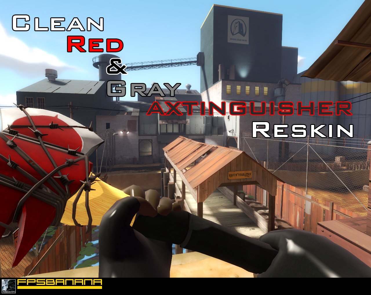 Clean Grey/Red Axtinguisher