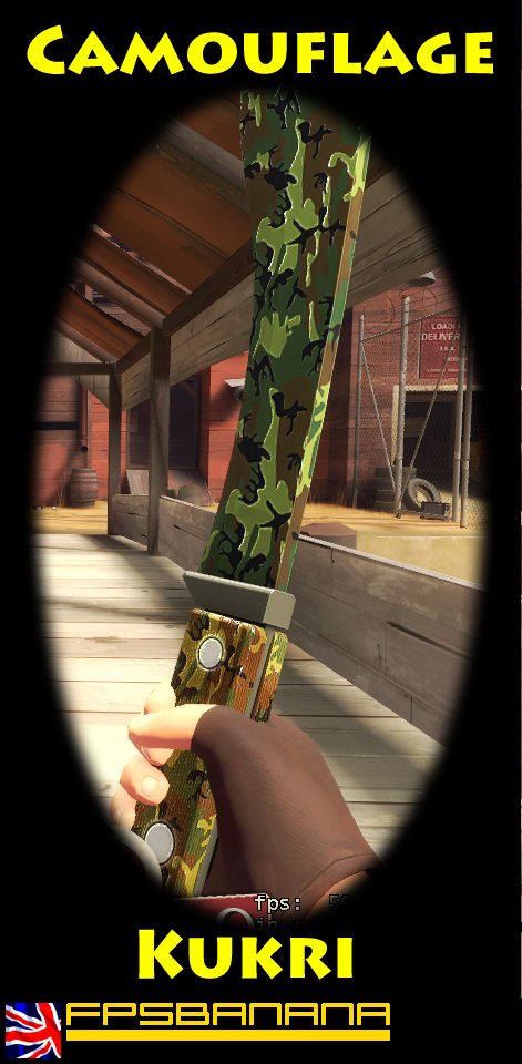 Camouflage Kukri