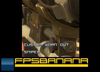 Custom worn out sniper