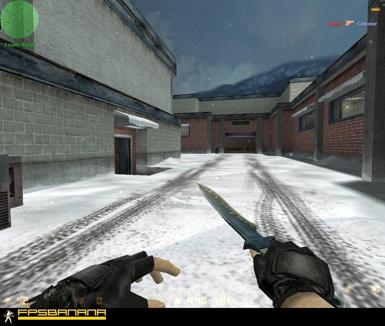 CONDITION ZERO KNIFE WITH ARCTIC HANDS skin for CS 1.6 • CS-bg