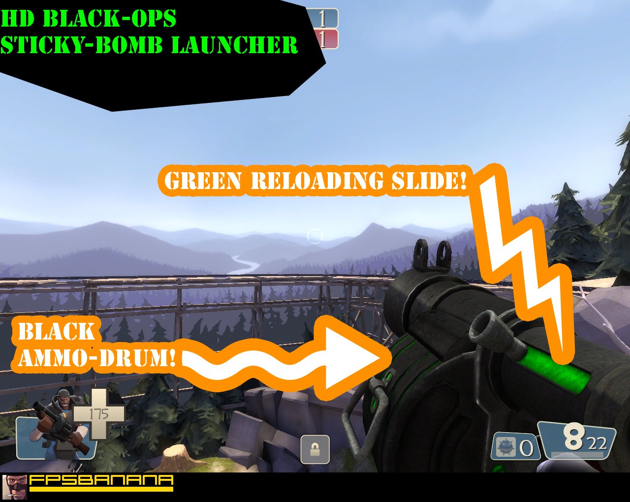Black-Ops Sticky-Bomb Launcher