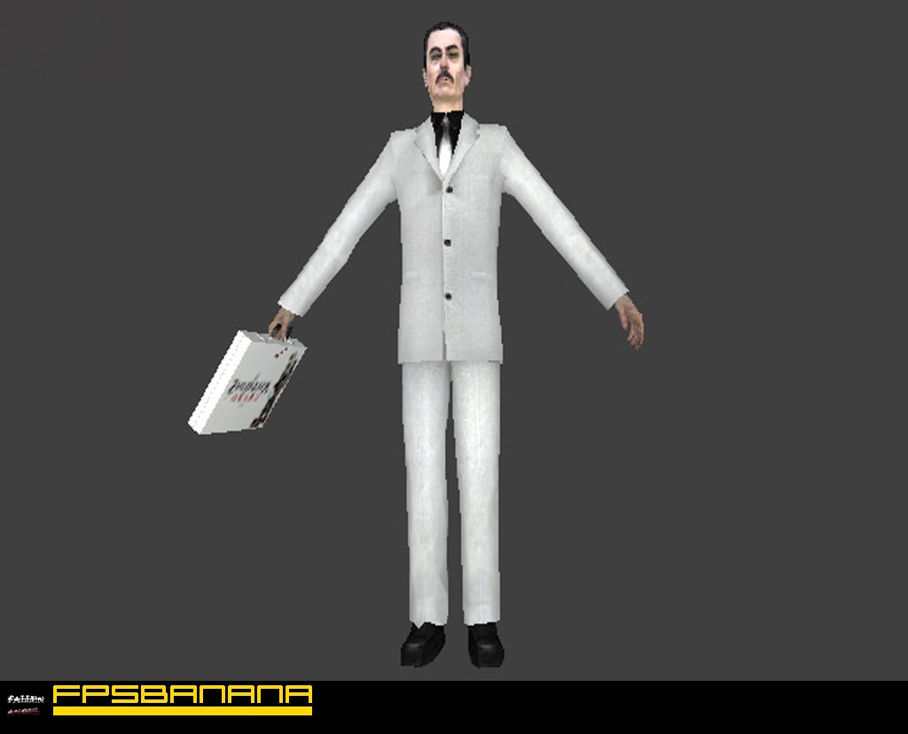 HL:A GMan (HL2 Default Briefcase) [Half-Life 2] [Mods]