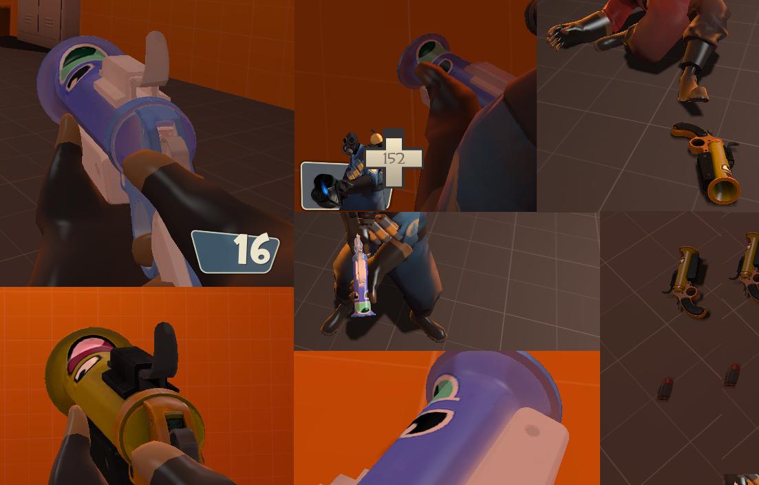 Awesome face flare gun