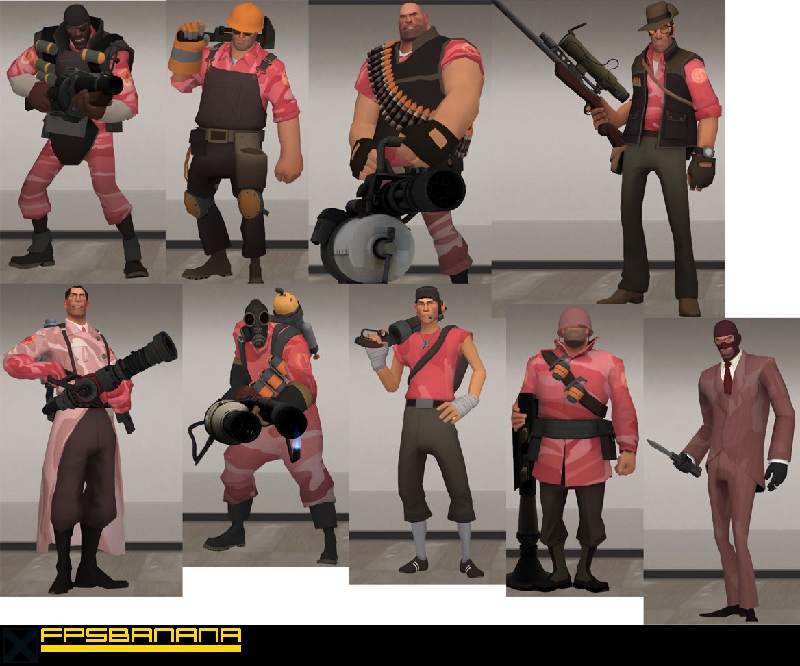 Camo Character Pack [Team Fortress 2] [Mods]