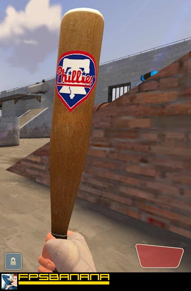 wooden phillies bat