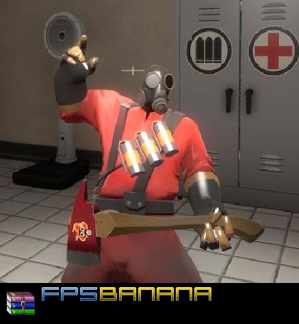WinRAR's Flamin Pyro Head Axe