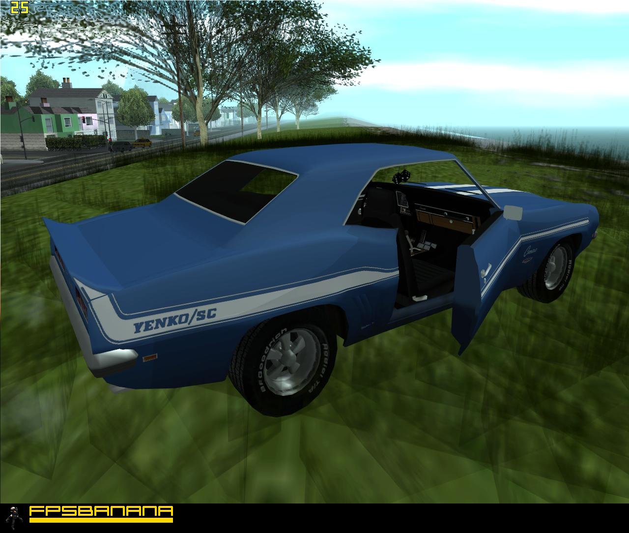 Chevrolet Camaro Cab 1969 For Gta Vice City