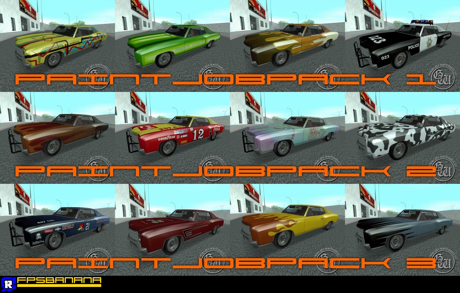 1970 Chevrolet Monte Carlo Grand Theft Auto San Andreas Mods