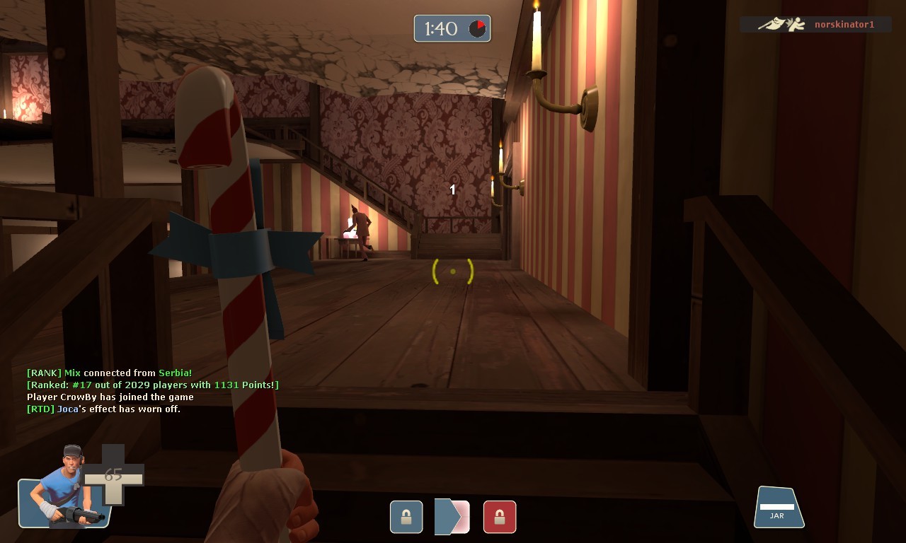 Reversed Candy Cane