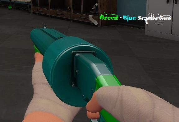 Green-Blue Scattergun