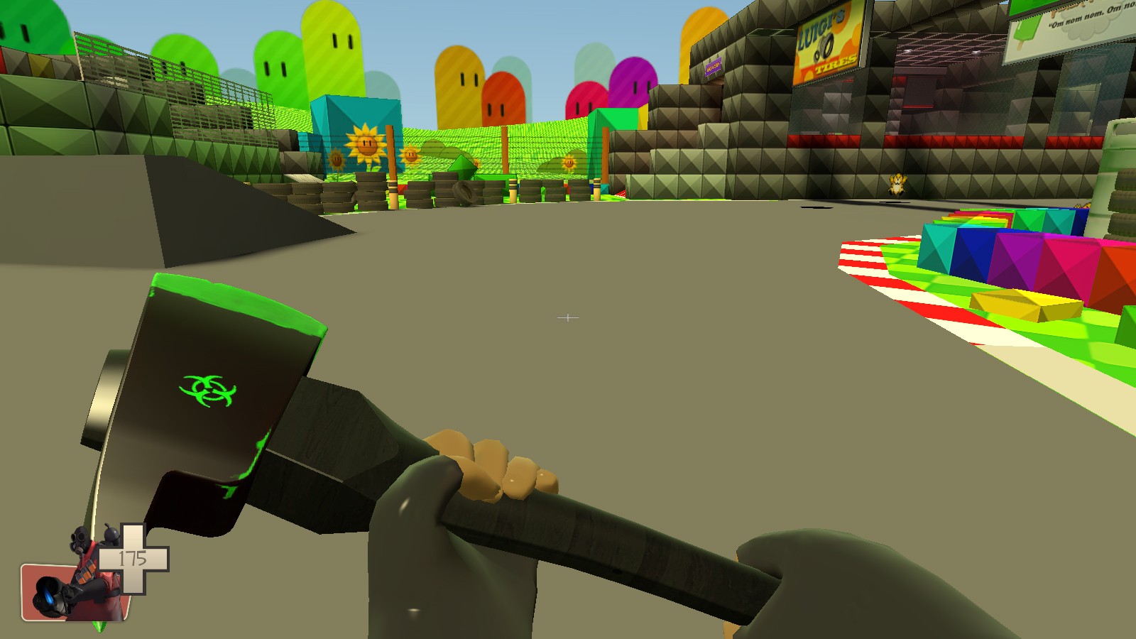 Toxic Fire Axe V2 [Team Fortress 2] [Mods]