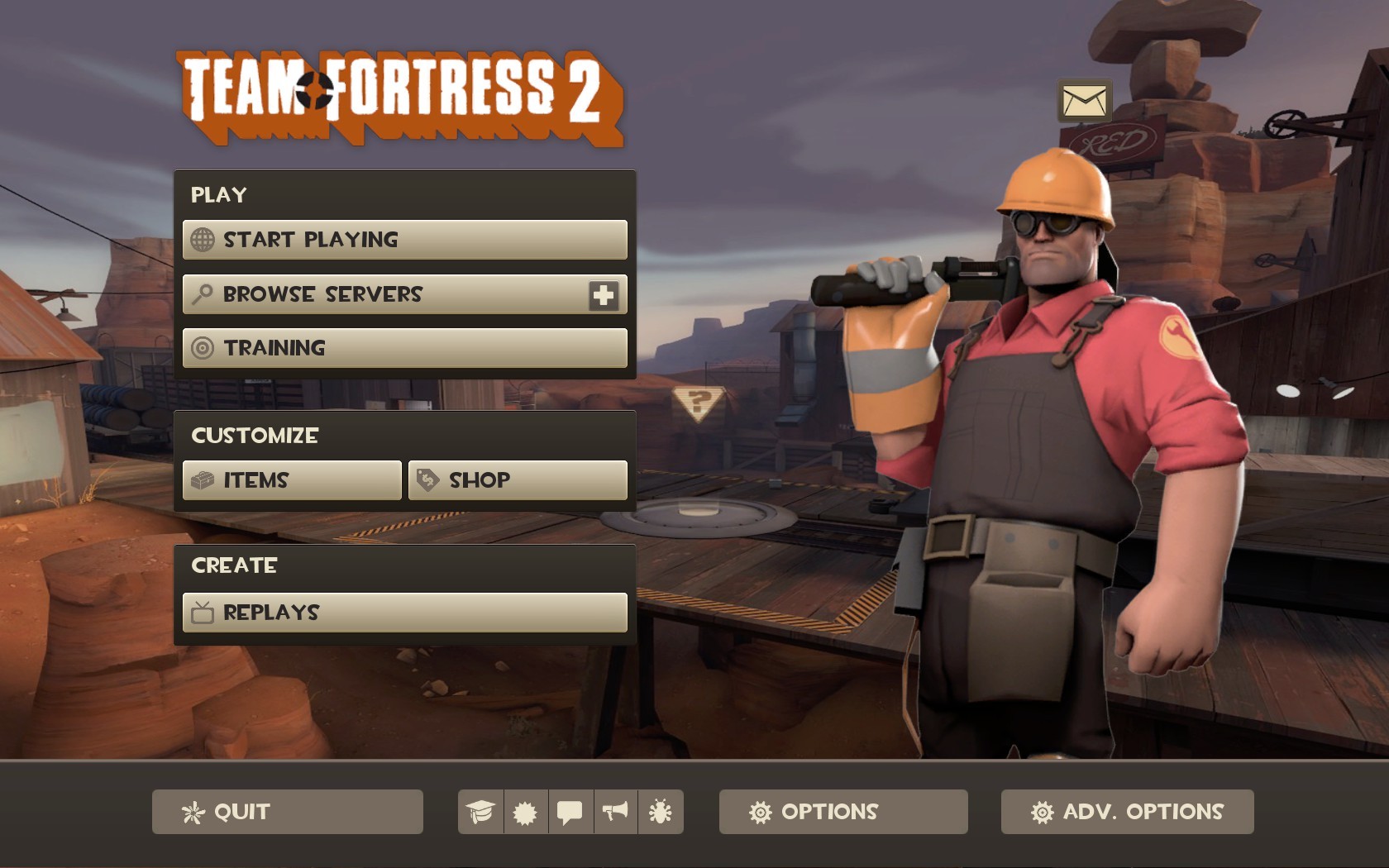 Badlands Menu Background