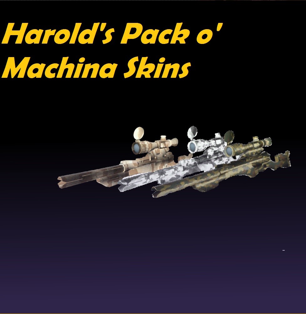 Harold's Pack o' Machina Camouflages