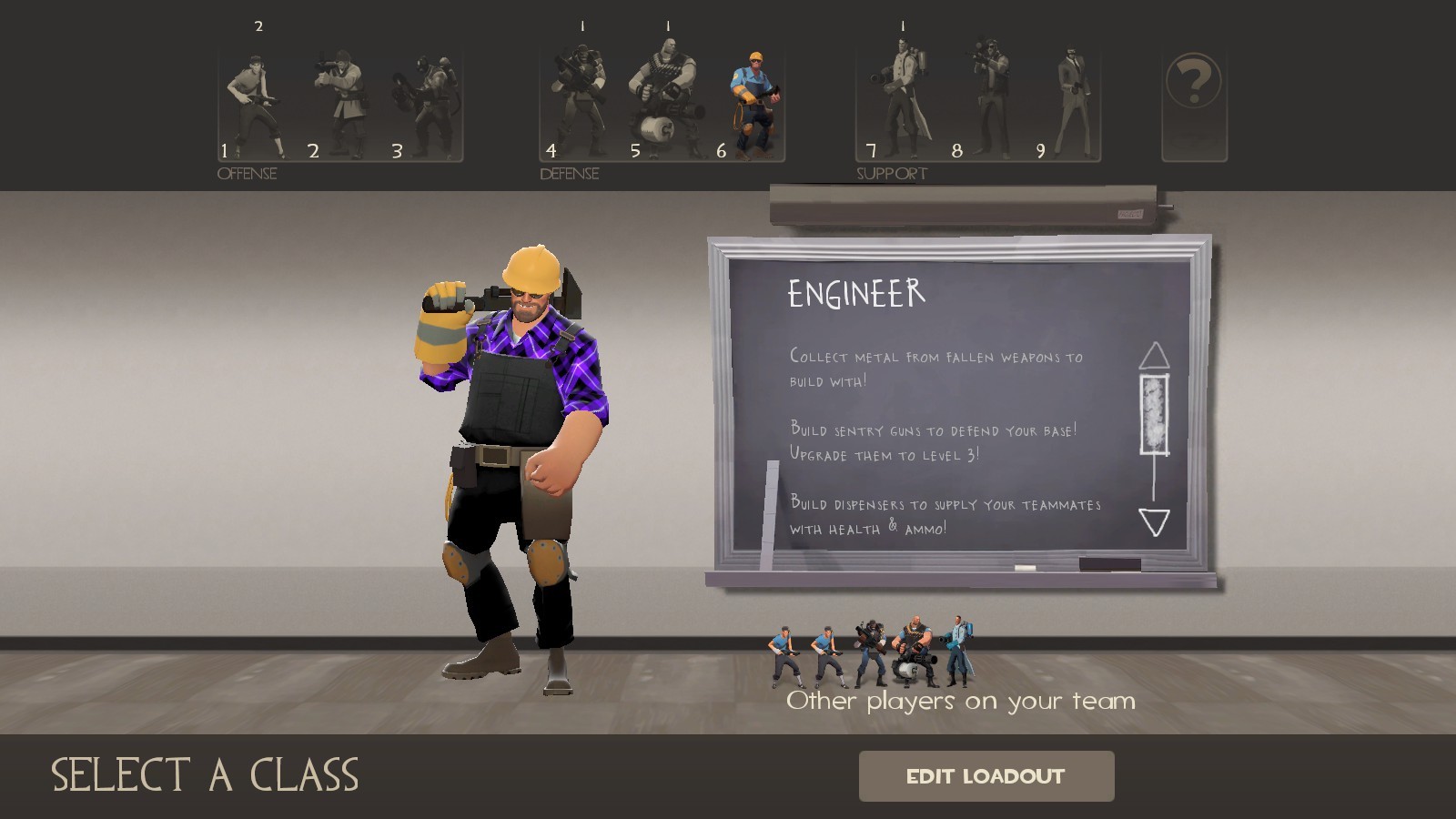 BLU Engie's Purple Plaid Shirt V2
