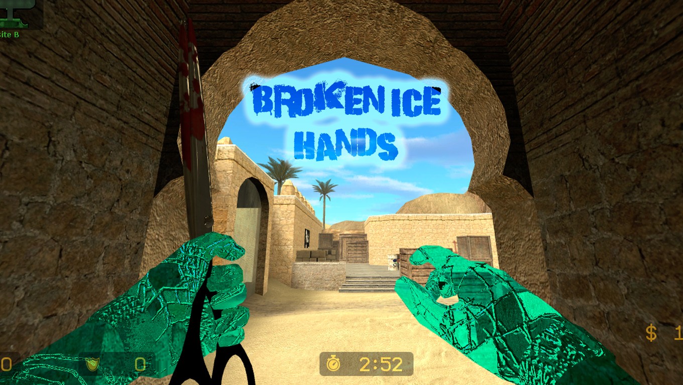 Transparent Broken Ice Hands [Counter-Strike: Source] [Mods]