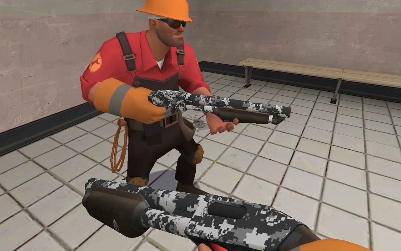 Digital camo Shotgun