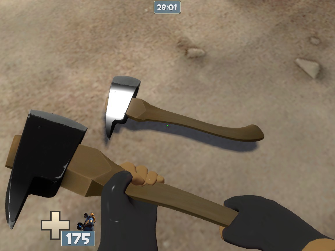 Simple black axe recolor (with nice shine)