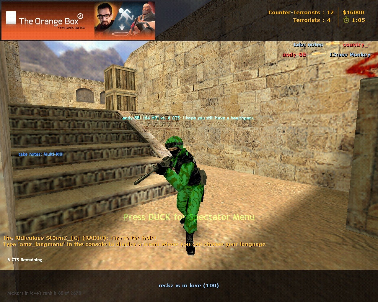 Green Cts For 1337 Mod for Counter-Strike 1.6 | CS1.6 Mods