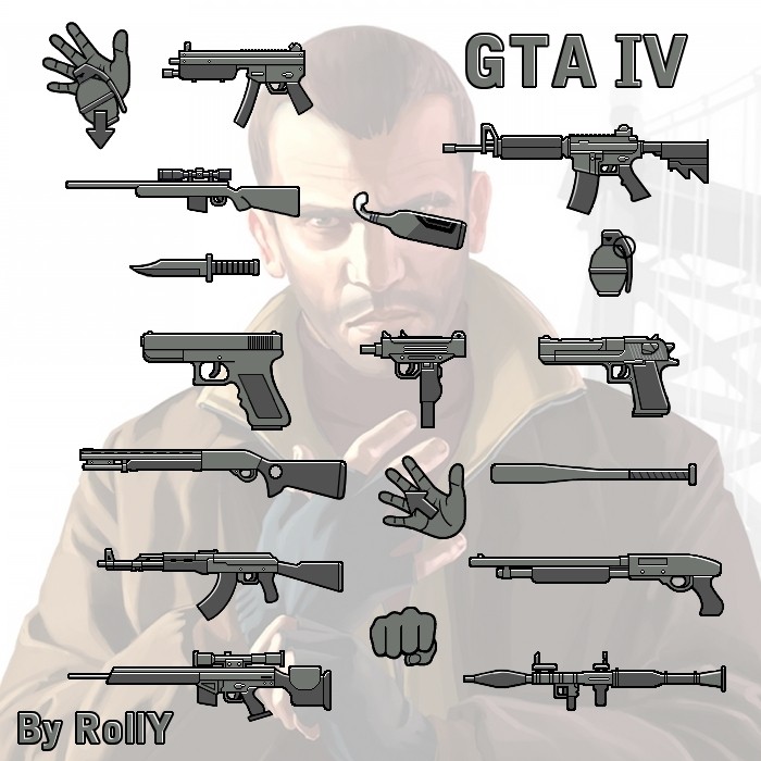 Моды на гта 4 на оружие. GTA 5 оружие. GTA 4 оружие. GTA 4 all Weapons. Оружие из ГТА 4.