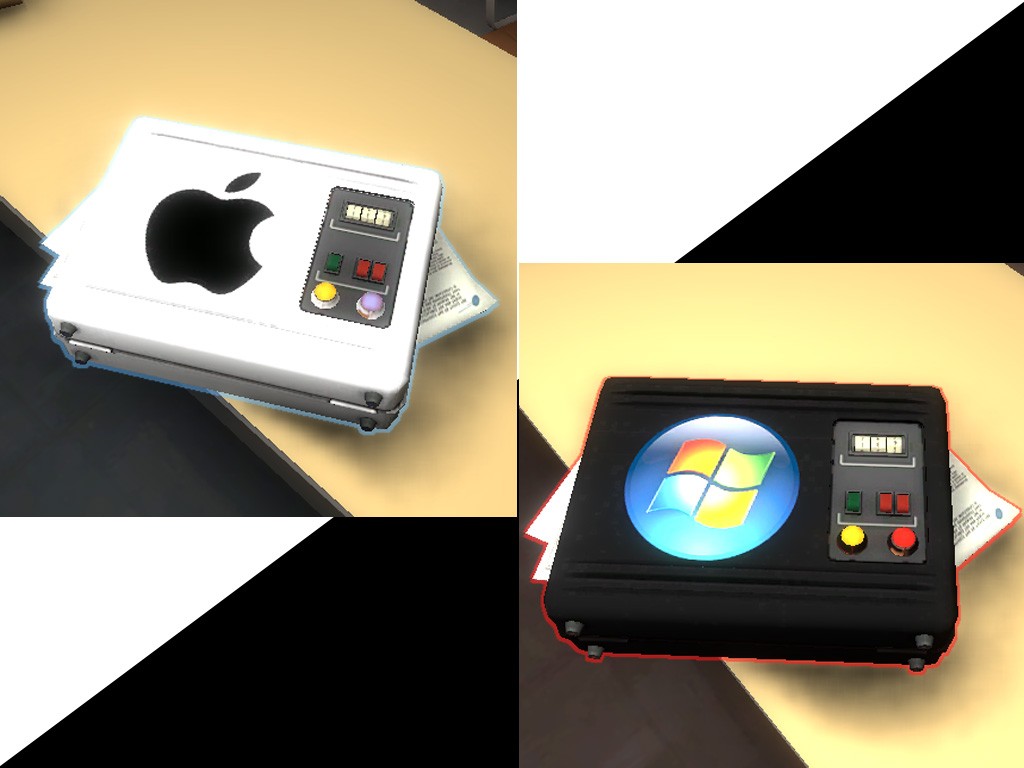 Windows and Macintosh Case (Vista Logo)